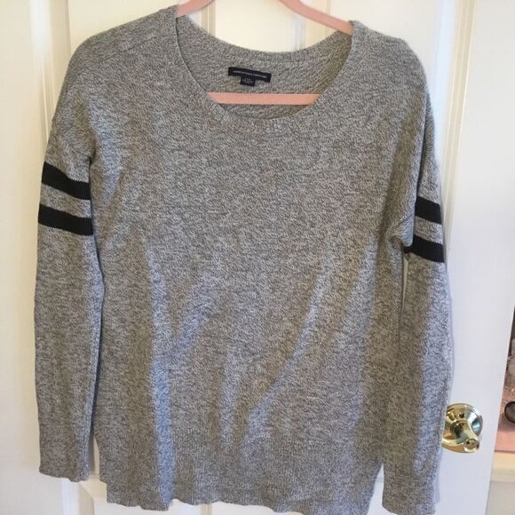 NWOT American Eagle Oversized Grey Sweater - Picture 1 of 9